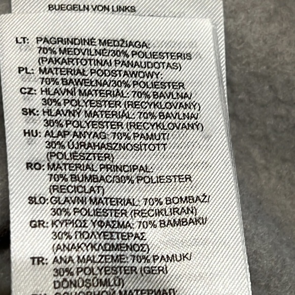 Adidas Women's Tiro Tape Crewneck Sweatshirt (Grey/White, Extra large - Picture 10 of 13